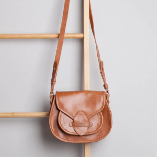 OVAE Stitch Saddle Bag - Walnut