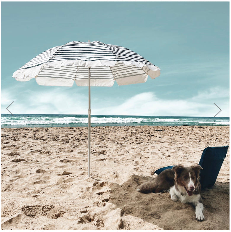 SUNNYLIFE Beach Umbrella Nouveau Bleu - Indigo