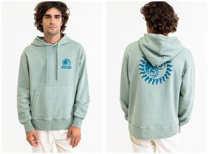 RHYTHM Solstice Vintage Fleece Hood - Seafoam