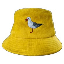 DADI COOLS Hot Gil Summer Yellow Cord Bucket Hat
